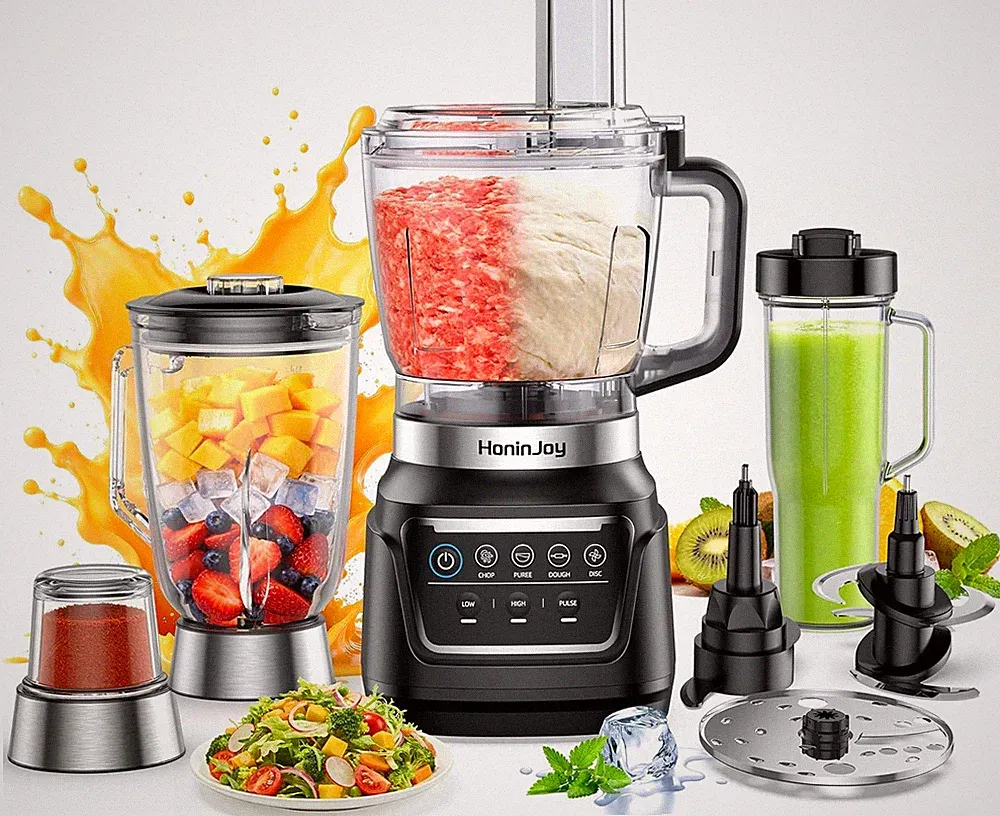 All-in-One Blender & Food Processor, 10-in-1 Professional Blender for Smoothies