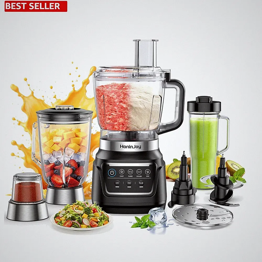 All-in-One Blender & Food Processor, 10-in-1 Professional for Smoothies, Ice