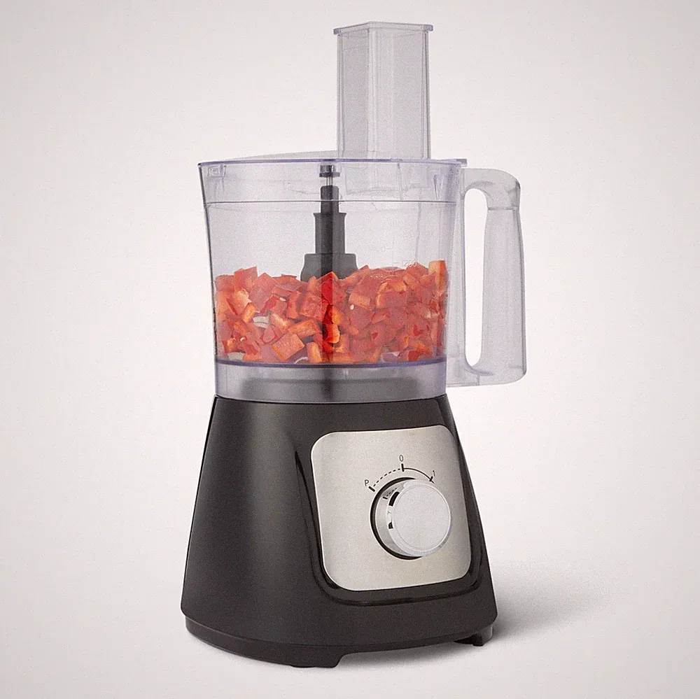 Amazon Basics Food Processor and Vegetable Chopper, 10 Cup Bowl, 2-Speed, 500 Wa