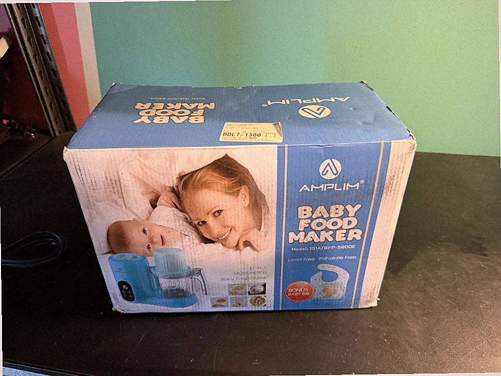 Amplim Baby Food Maker | Baby Food Processor | Baby Food Steamer | Baby Blend...