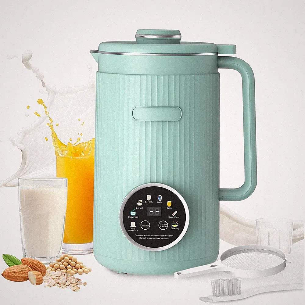 ANHANE 35oz Soy Milk Maker Machine 8-in-1 Nut Milk Maker for Oat Milk, Vegan...