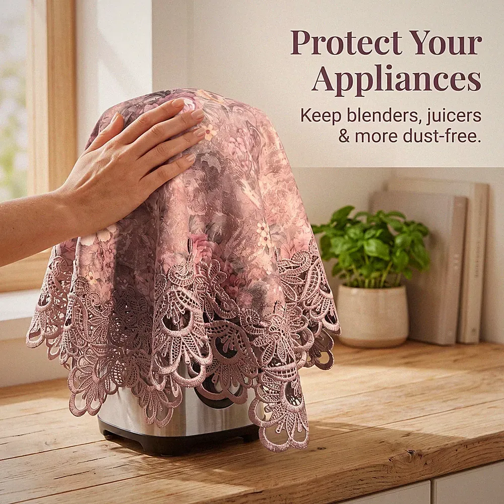 Appliance Dust Cover for Blender, Juicer, and Food Processor