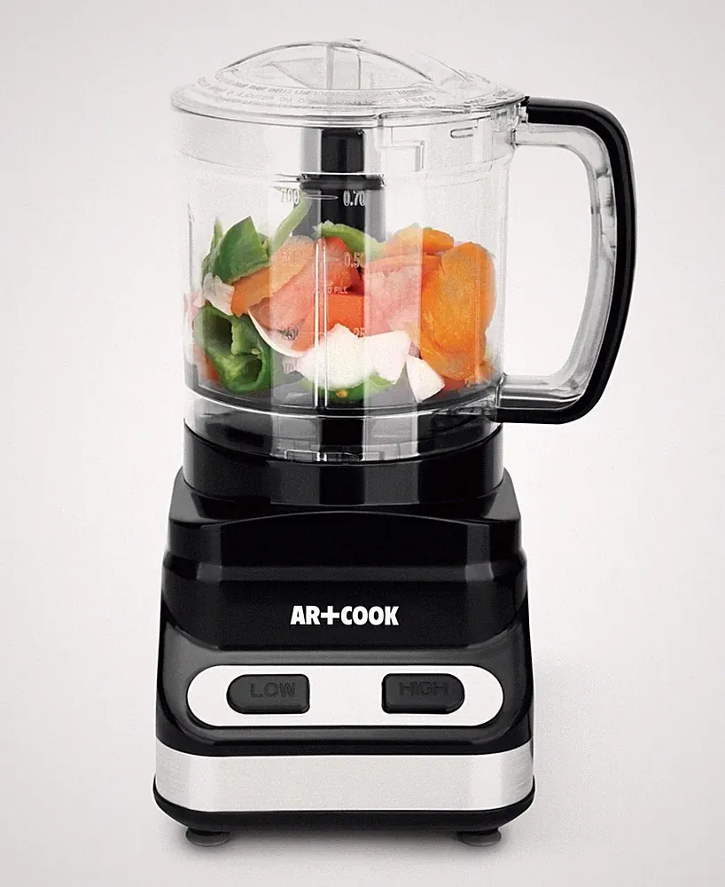 Art & Cook 2-Speed Mini Food Processor Black