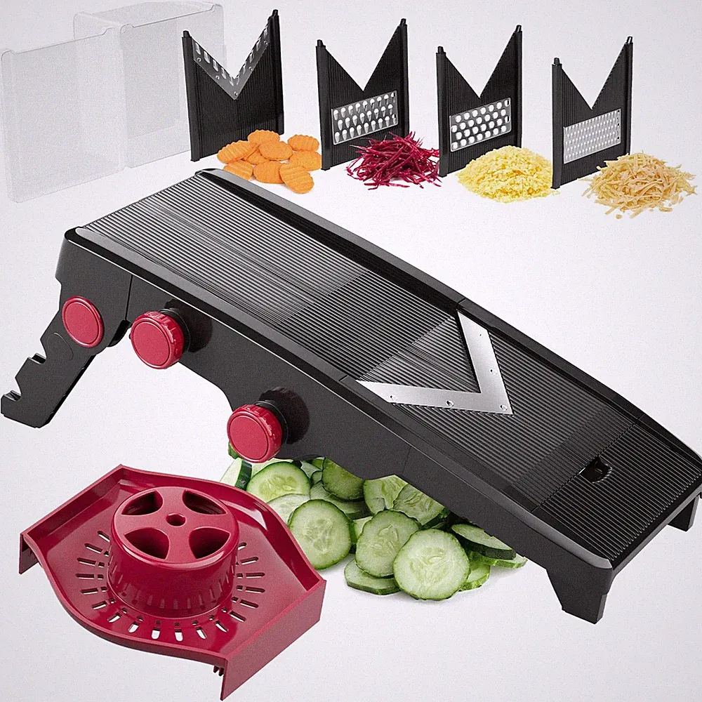 Austria Mandoline Slicer for Kitchen Adjustable Vegetable Chopper Fruit Cheese