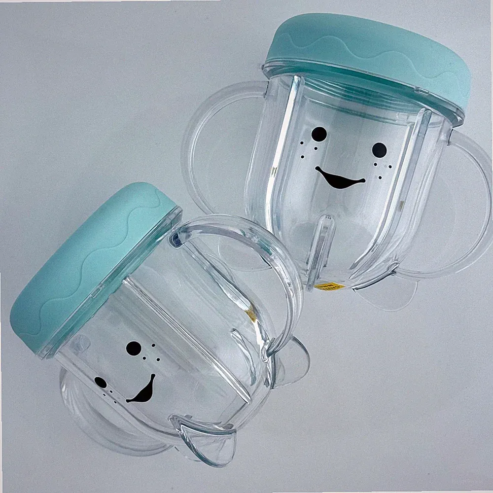 Baby Bullet Replacement Cups Lids 2 Pack NutriBullet Baby Food Maker Unused