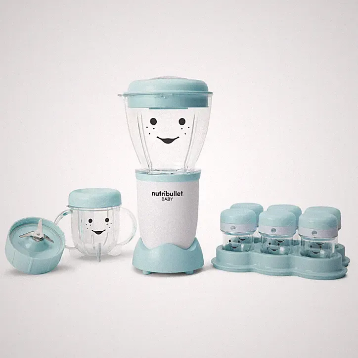 Baby Food Blender NBY10100, Blue/White