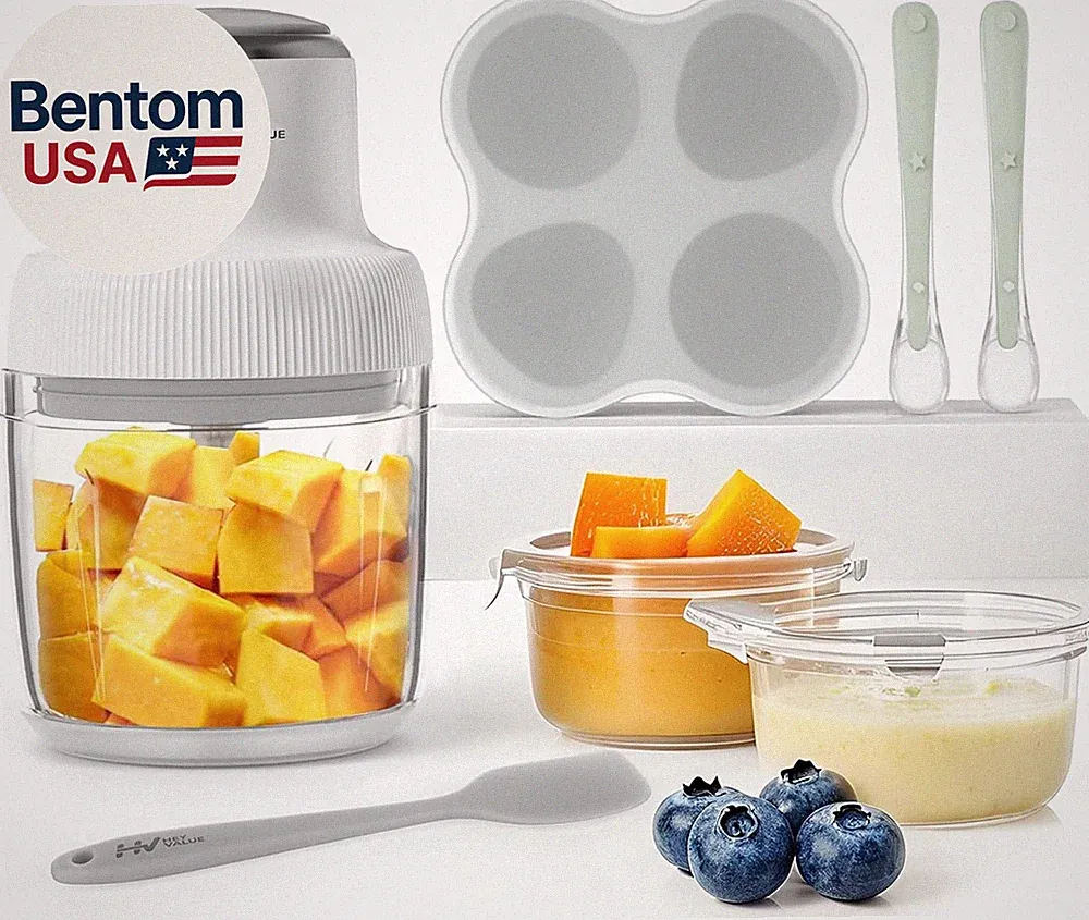 Baby Food Maker, 13-In-1 Larger Baby Food Processor Set, Fruit, Vegatable, Meat
