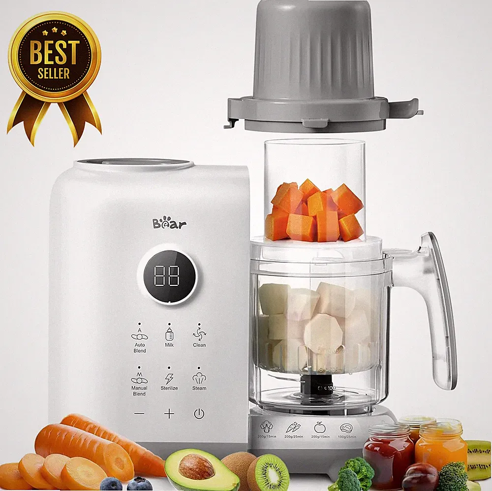 Baby Food Maker 18.5oz Steamer Blender Puree Processor Grinder BPA-Free One Step