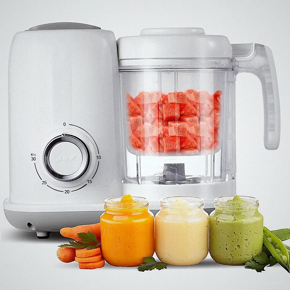 Baby Food Maker 4 in 1Chopper Grinder - Mills and Steamer Steam Blend Puree Milk