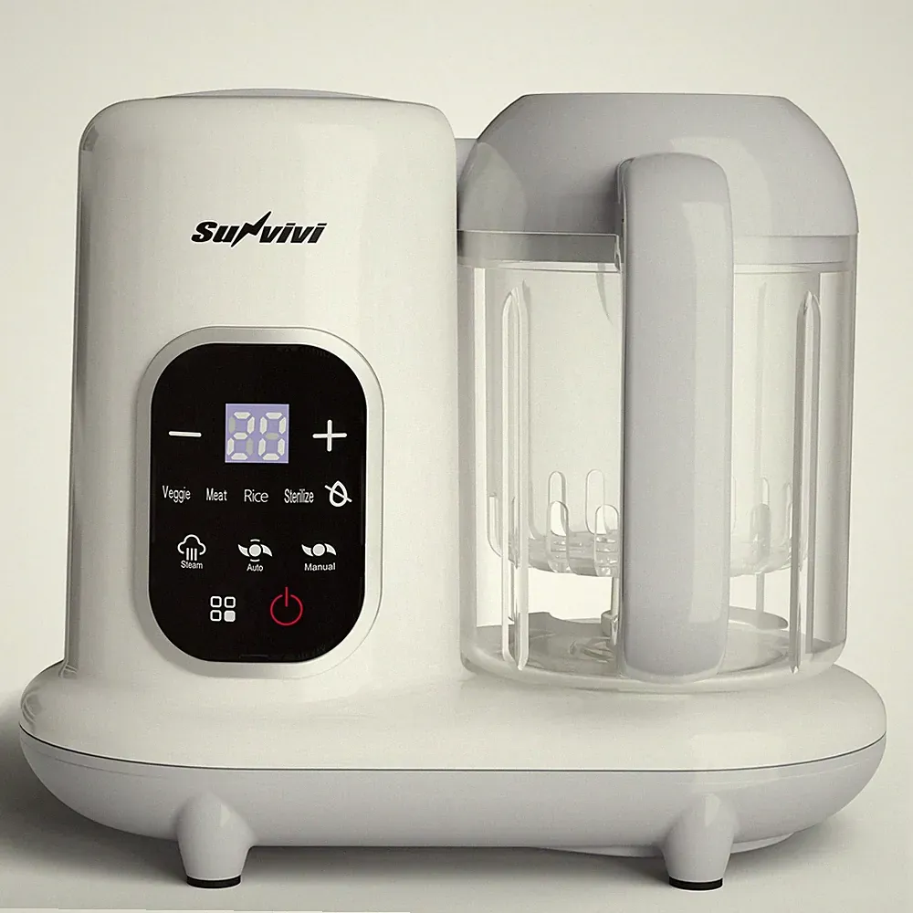 Baby Food Maker: All-In-One Baby Food Processor With Steam, Heating, Unfreeze