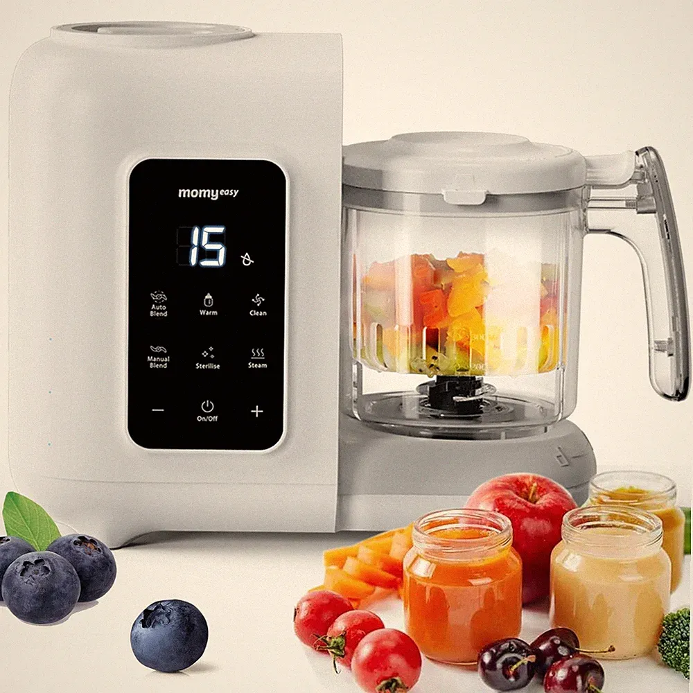 Baby Food Maker, Baby Food Steamer and Puree Blender, Food Processor Chopper...