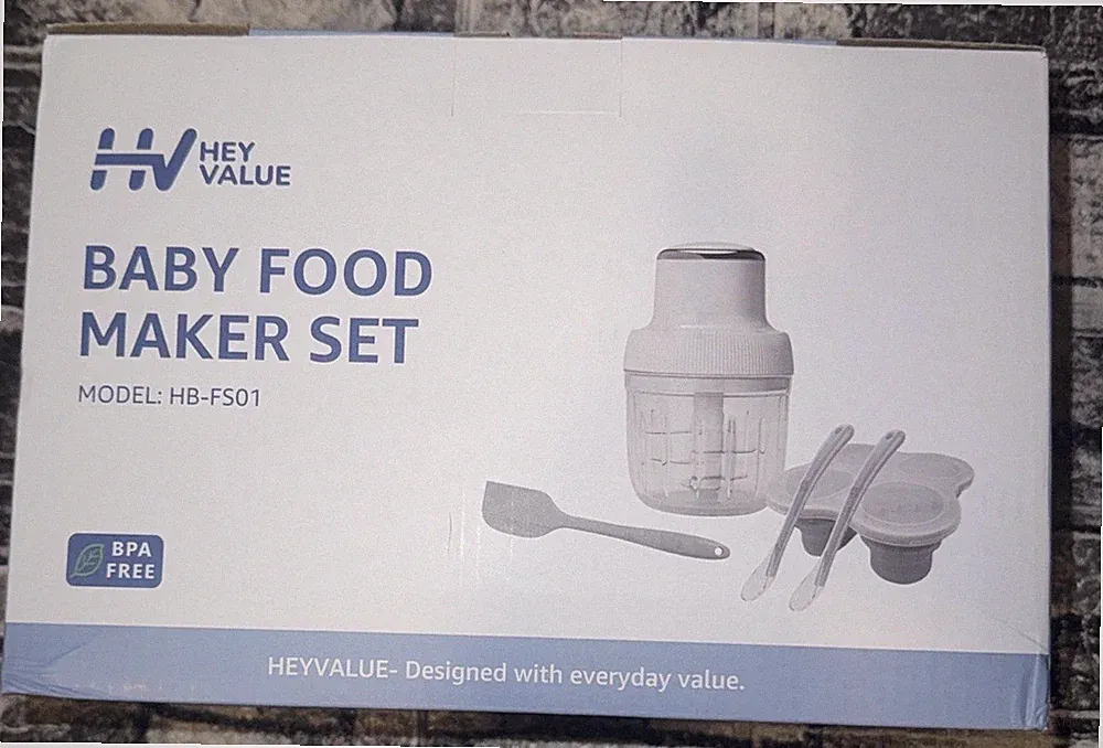 Baby Food Maker Kit - HEYVALUE Food Maker Set for Baby Food