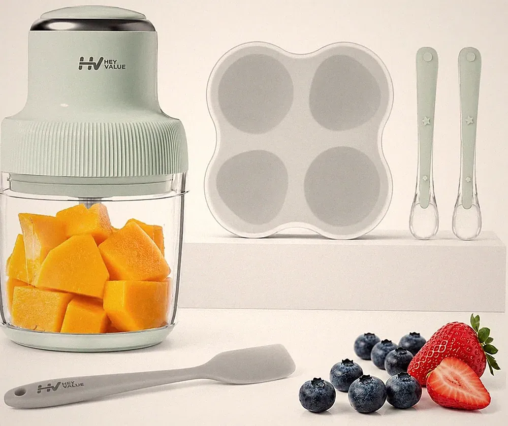 Baby Food Maker, Larger Baby Food Processor Set for Fruit, Vegatable & Meat,...