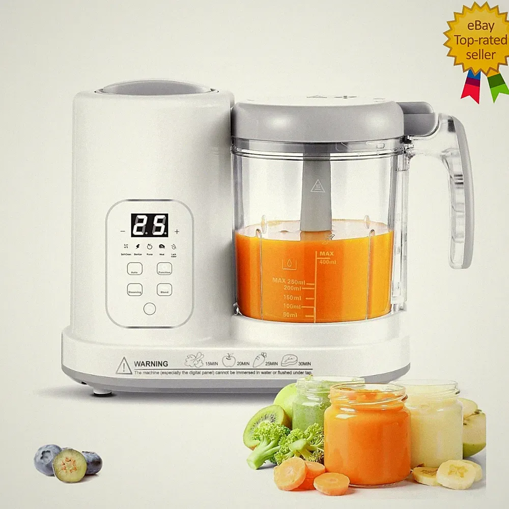 Baby Food Maker Pro 4-in-1 Steamer Blender with Self-Clean & Tritan Bowl - New