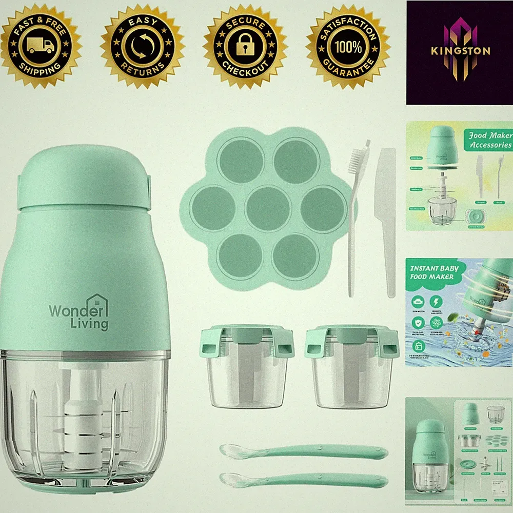 Baby Food Maker & Processor - Create Nutritious Meals with Ease (4"x4"x8")