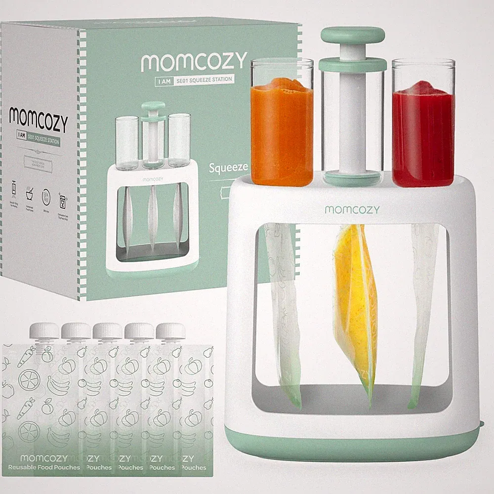 Baby Food Maker Squeeze Station, Pouch Filler for Homemade Puree & Snacks