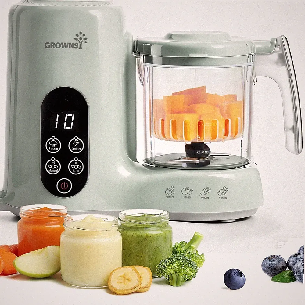 Baby Food Maker & Steamer Blender Processor for Homemade Baby Food - Green