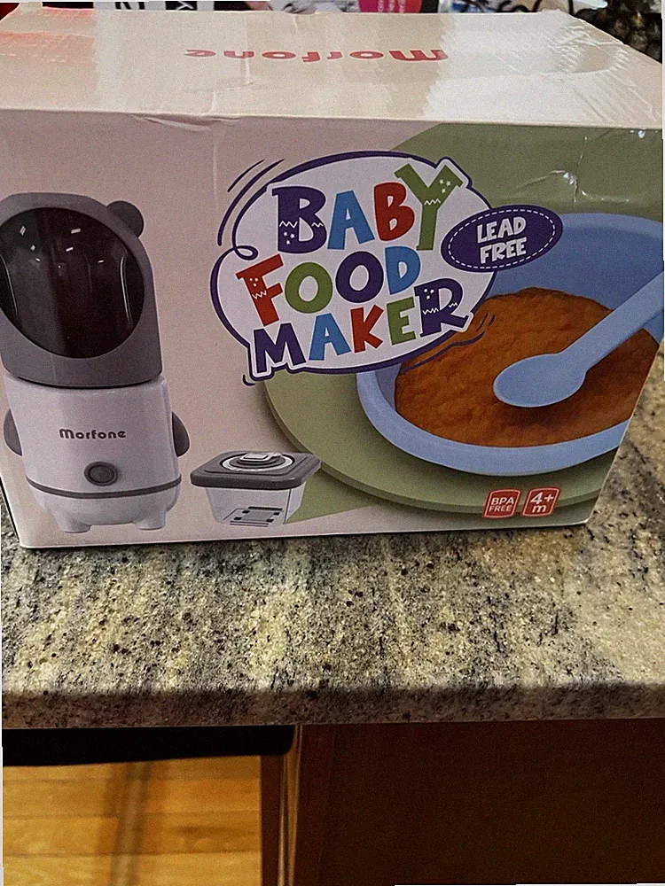 Baby Food Maker, Steamer Blender Puree Maker with Auto/Manual Blend