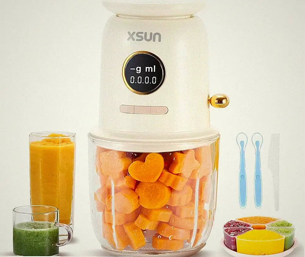 Baby Food Maker, Wireless Baby Food Processor Set for Baby Food, Fruit, Vegatabl