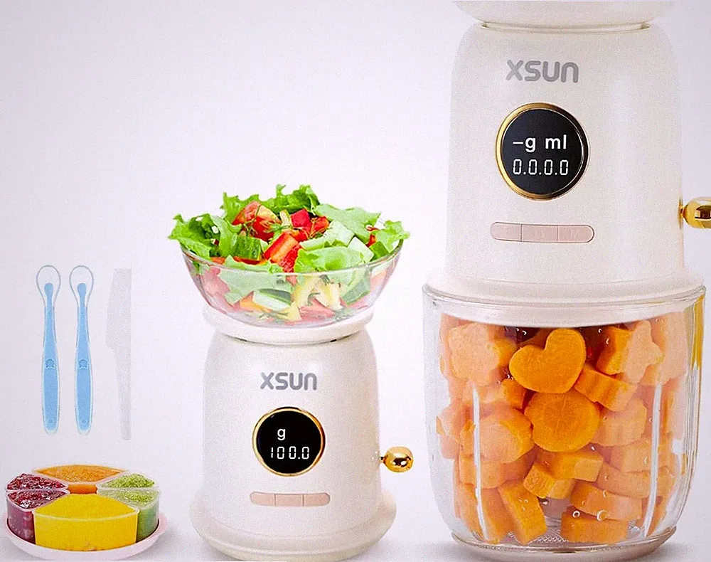 Baby Food Maker, Wireless Baby Food Processor Set for Baby Food, Fruit, Vegatabl