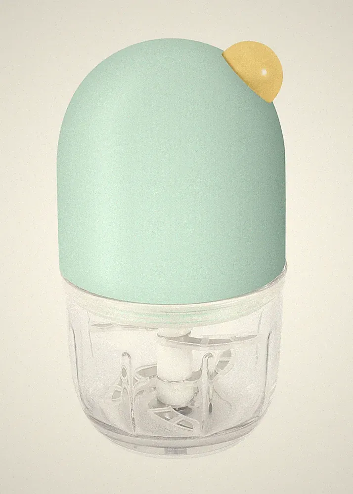 Baby Food Maker with 300ml Glass Bowl, Compact & Portable