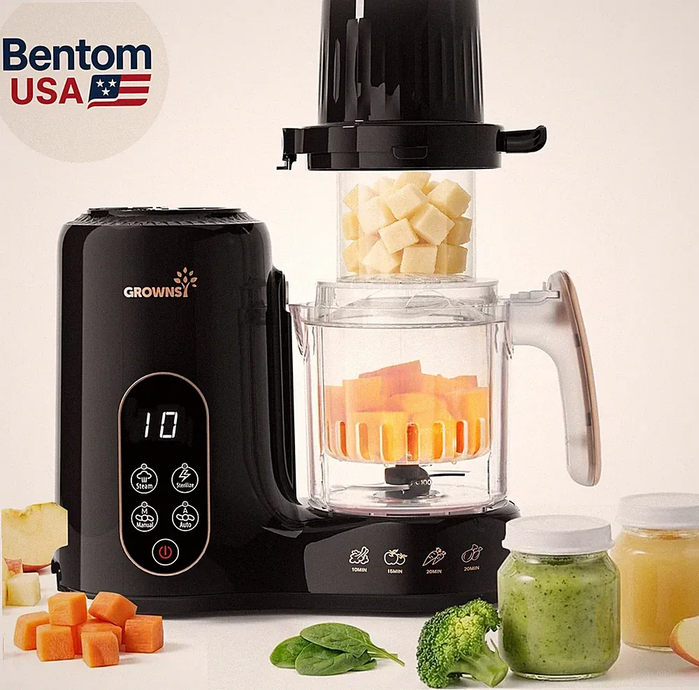 Baby Food Maker with Dual-Layer Steam Basket | Baby Food Processor for Starting
