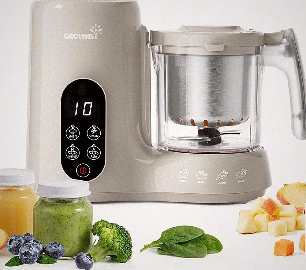 Baby Food Maker with Stainless Steel Steam Basket Baby Food Processor Puree
