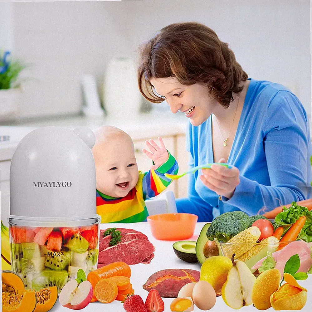 Baby Food Processor, Baby Food Maker Gift for Baby Food, Meat, Vegetable, Fru...
