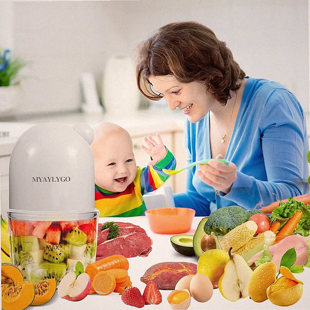 Baby Food Processor, Baby Food Maker Gift for Baby Food, Meat, Vegetable, Fruit