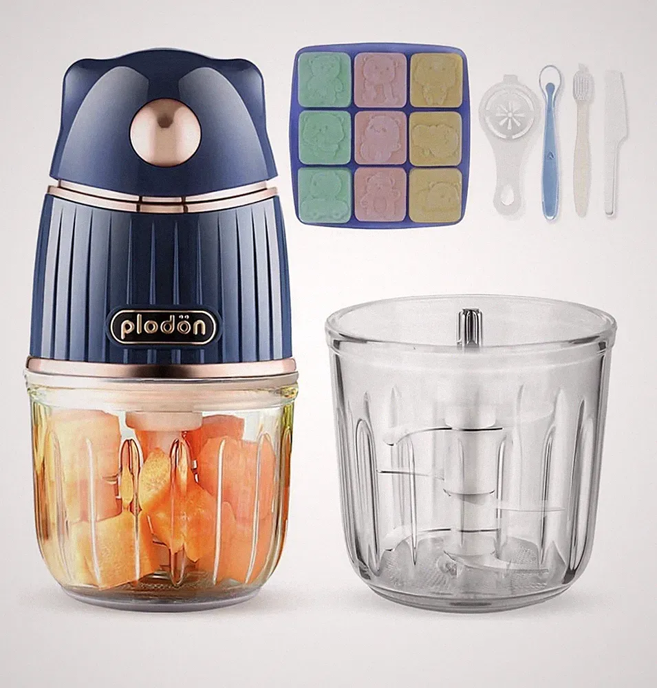 Baby Food Processor Set For Puree Vegetables Fruit and Meat - Blender, Grinder