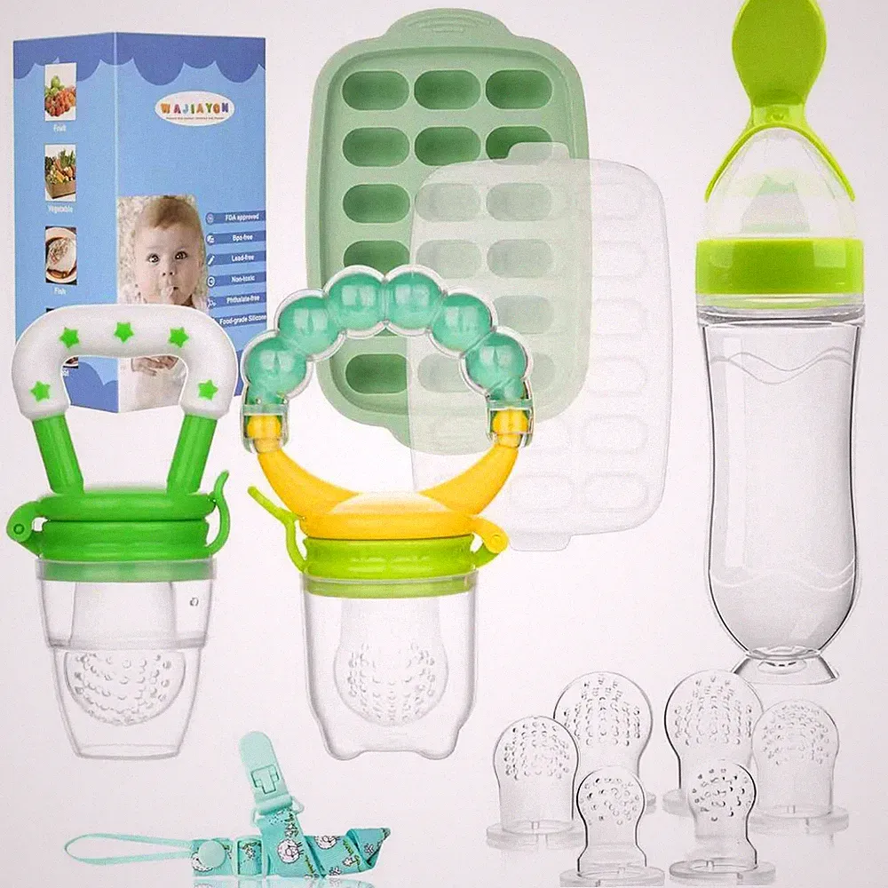 Baby Fruit Feeder Silicone Breastmilk Popsicle Freezer Teether Food Pacifier