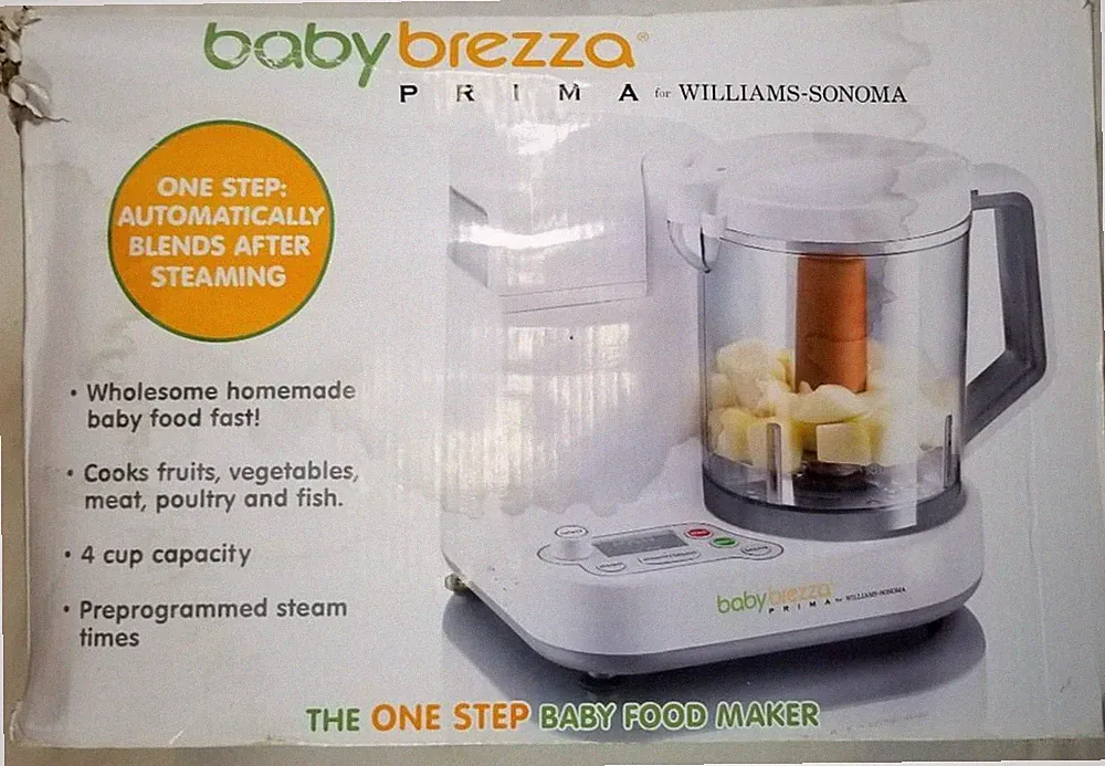 Babybreeza Prima One Step Food Maker Processor Steamer Blender Automatic