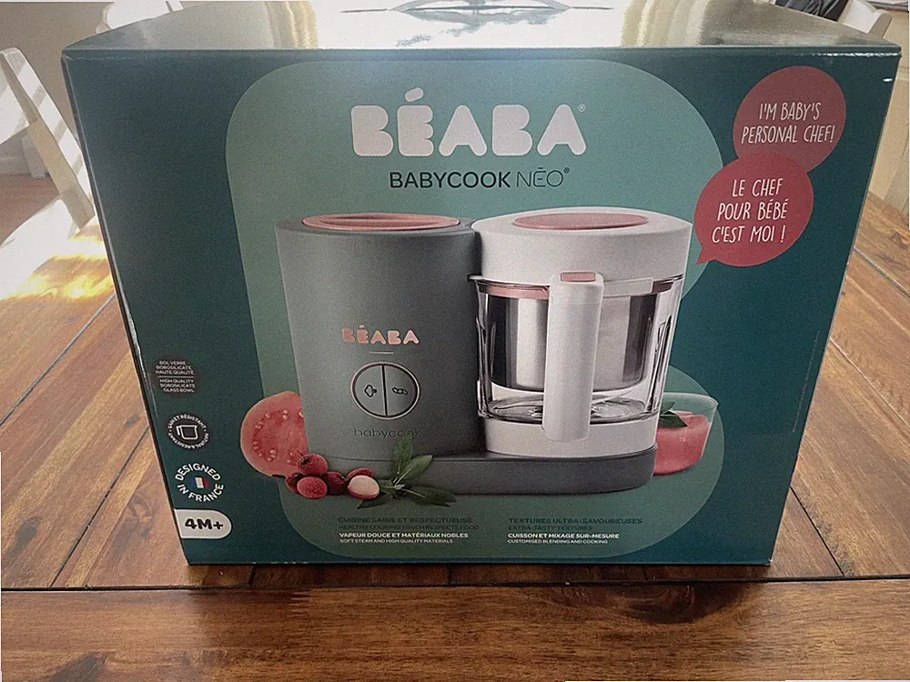 Beaba Babycook Neo, Baby Food Maker, Glass Bowl Baby Food Processor, 4 in 1...