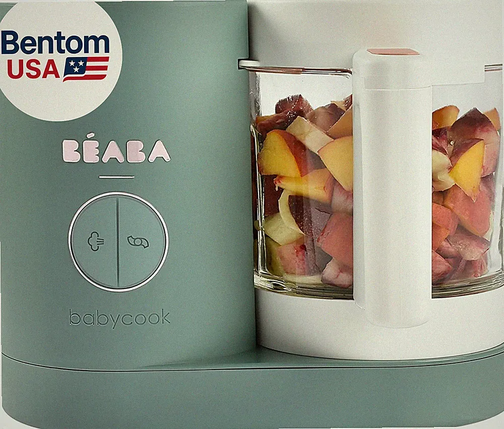 BEABA Babycook Neo, Baby Food Maker, Glass Bowl Baby Food Processor, 4 in 1 Stea