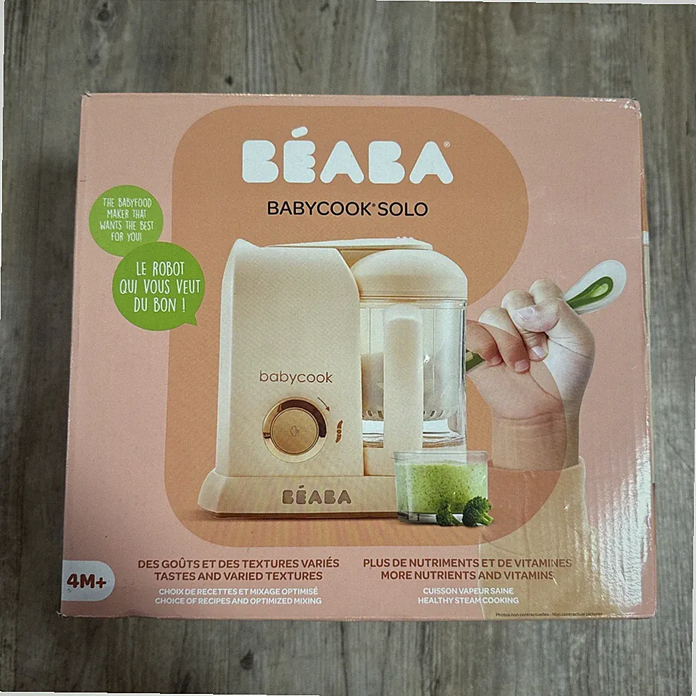 BEABA Babycook Solo 4 in 1 Baby Food 🆕Maker,Puree Steamer and Blender(New)