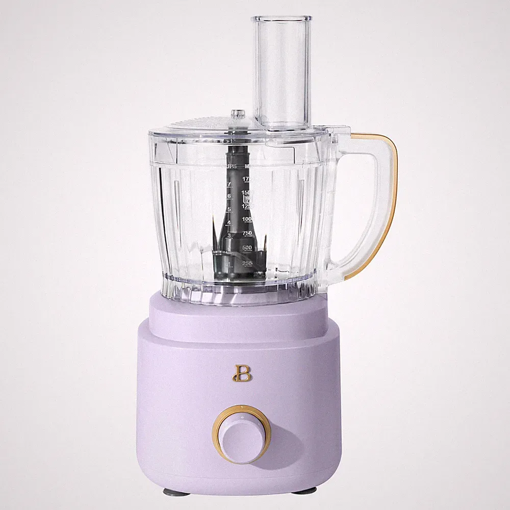 Beautiful 10-Cup Food Processor with Accessories, Lavender by Drew Barrymore