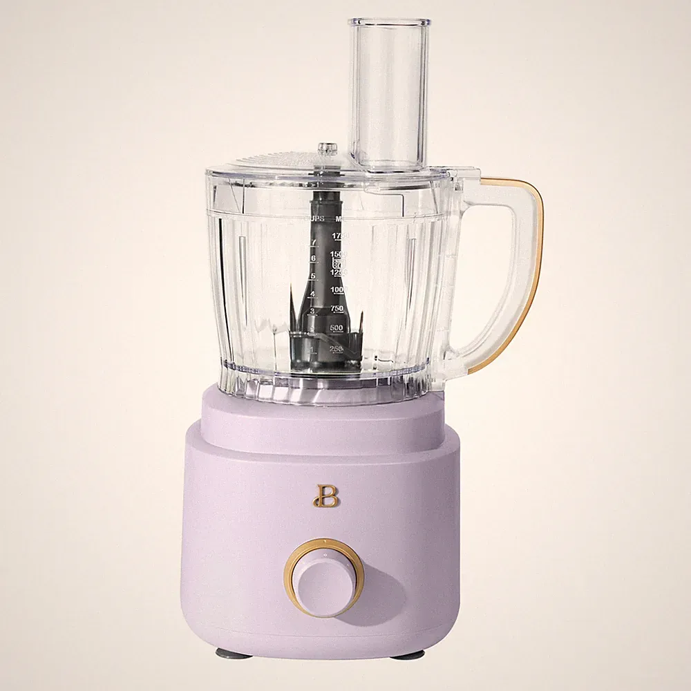 Beautiful 19677 10-Cup Food Processor with Accessories, Lavender by Drew