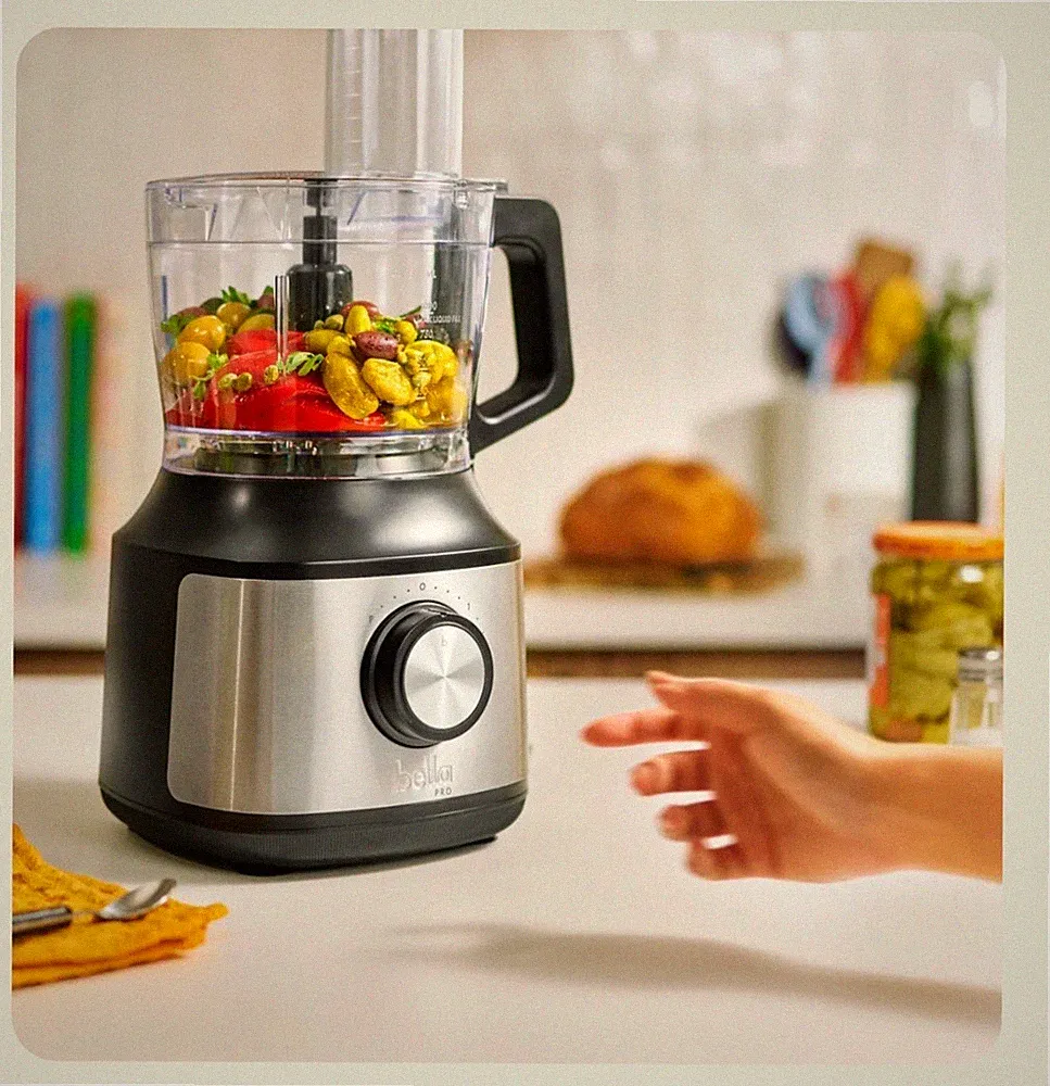 Bella Pro Series 8-Cup 500W Food Processor - Black