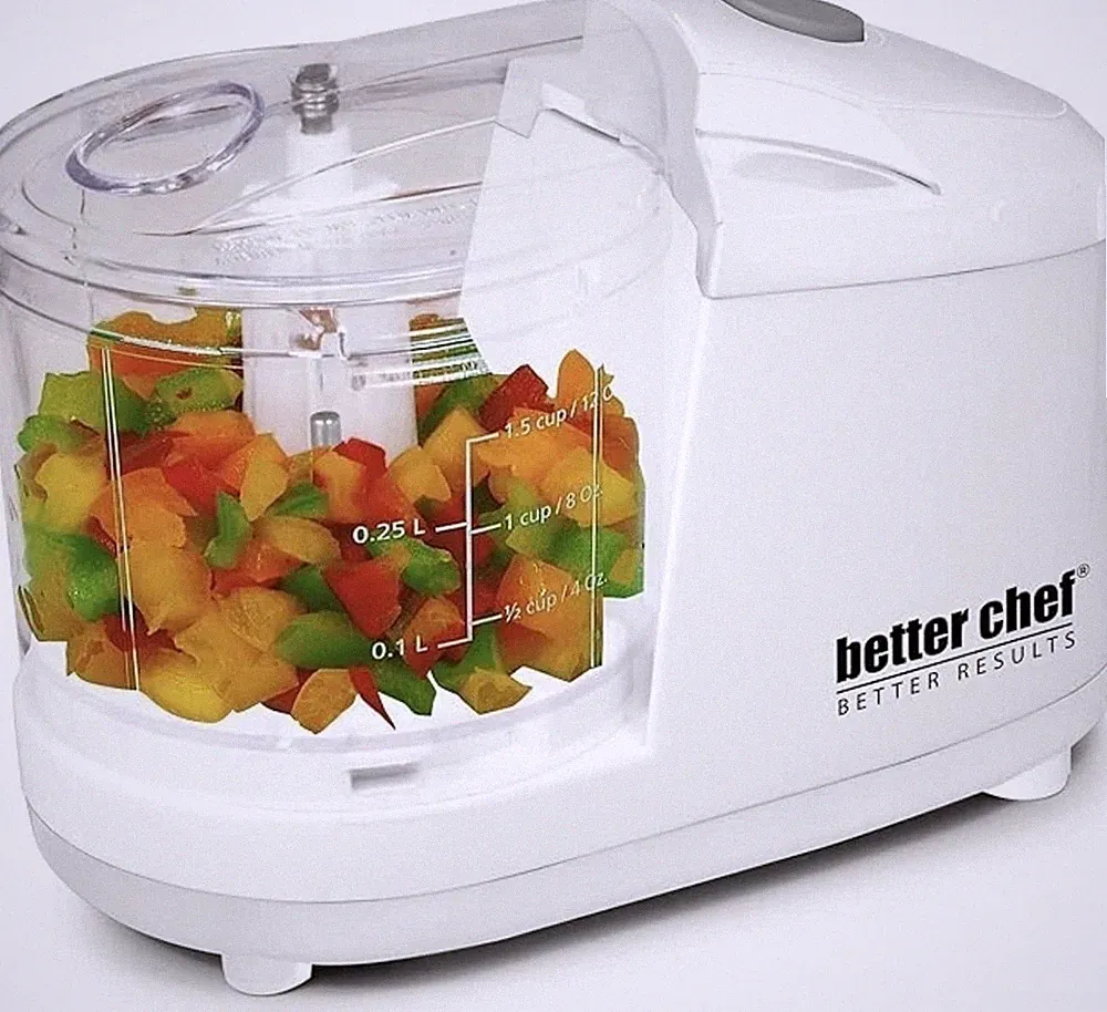 BETTER CHEF IM-840W Compact Chopper 1.5 Cup Mini FOOD PROCESSOR