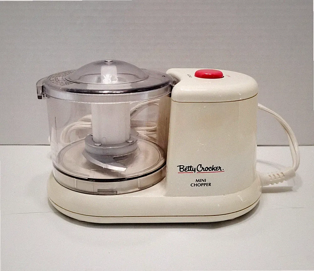 Betty Crocker Mini Chopper Compact Food Processor BC-1401 Vintage Vtg