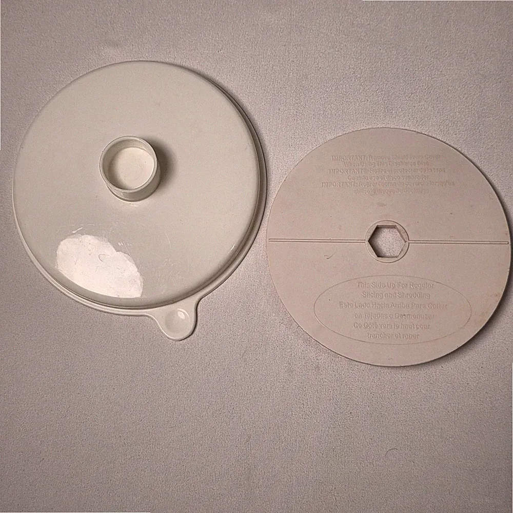Black and Decker Food Processor FP1445 Veggie Disc and Lid White Replacement