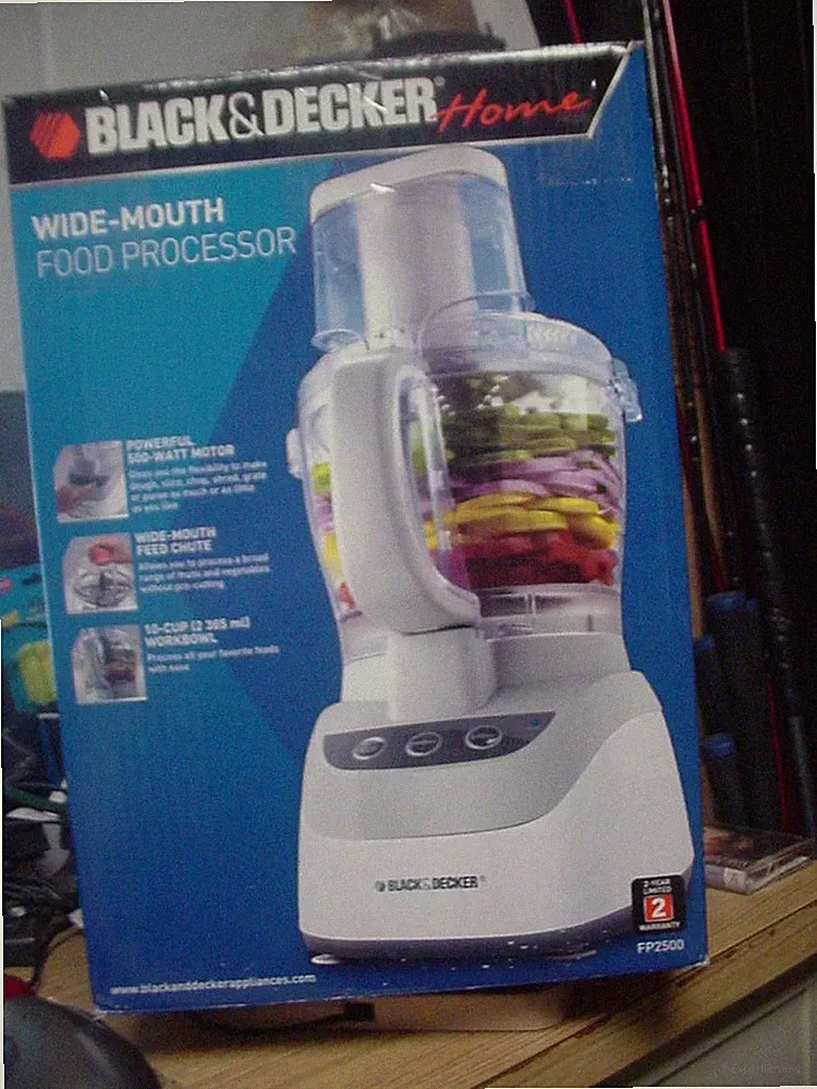 black and Decker Home wide mouth food processor