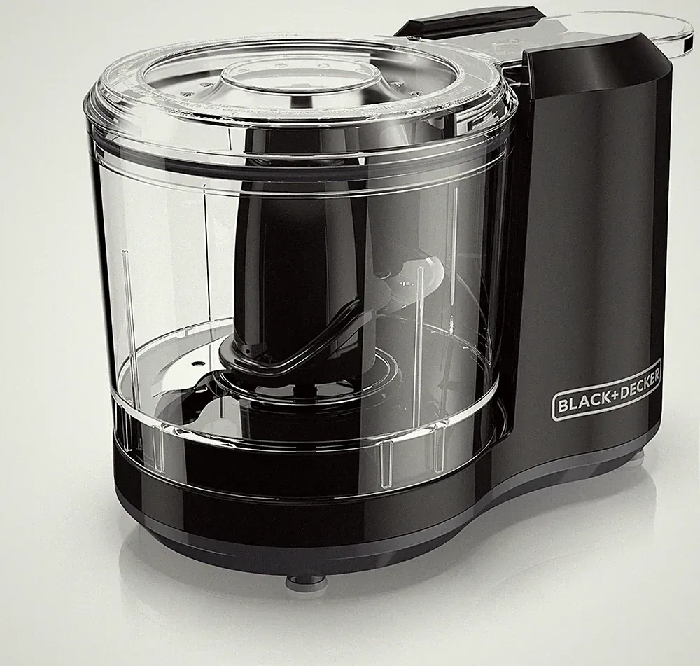 BLACK+DECKER 1.5-Cup Electric Food Chopper, One Touch Pulse, 150W Motor, Mini Fo