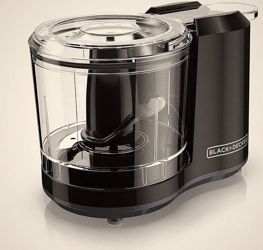 BLACK+DECKER 1.5-Cup Electric Food Chopper, One Touch Pulse, 150W Motor, Mini Fo