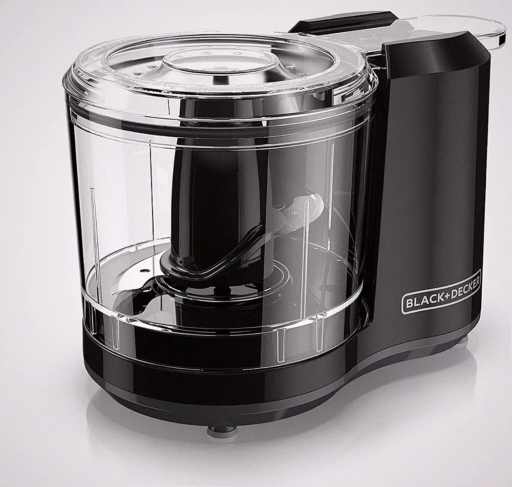 BLACK+DECKER 1.5-Cup Electric Food Chopper, One Touch Pulse, 150W Motor, Stay