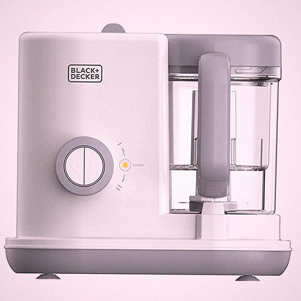 Black+Decker 400 Milliliter All in 1 Baby Food Maker with Steam Time (Used)