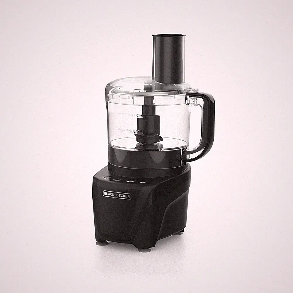 BLACK+DECKER 8 Cup Food Processor 2 Speeds Pulse Chop Slice Shred 850W