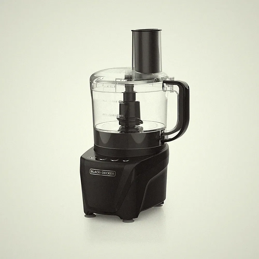 BLACK+DECKER 8 Cup Food Processor 2 Speeds Pulse Chop Slice Shred 850W
