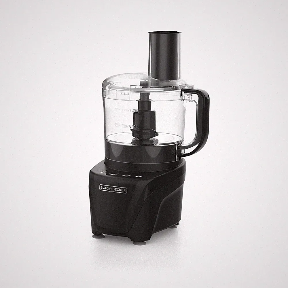 BLACK+DECKER 8-Cup Food Processor, 850W 2-Speed with Pulse