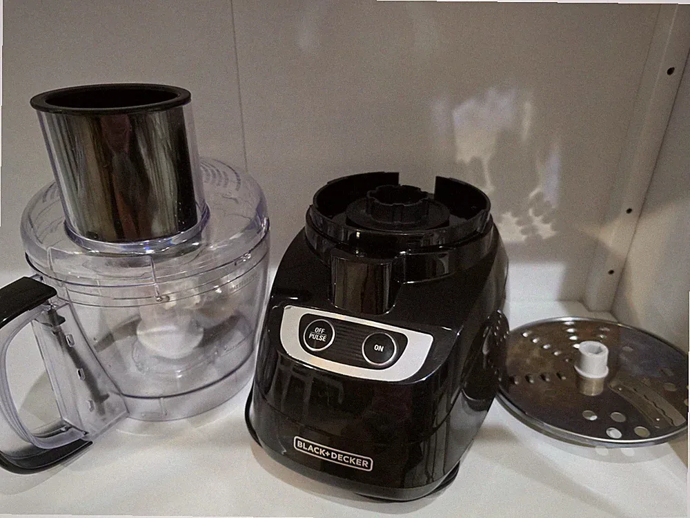 Black & Decker 8 Cup Food Processor - Black With S blade, Slicer/shredder Disc